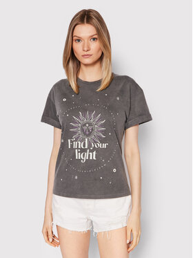 Malai Malai T-Shirt Find Your Light C21062 Šedá Regular Fit