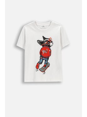 Coccodrillo Coccodrillo T-Shirt WC6143233VBA-001 Biały Regular Fit