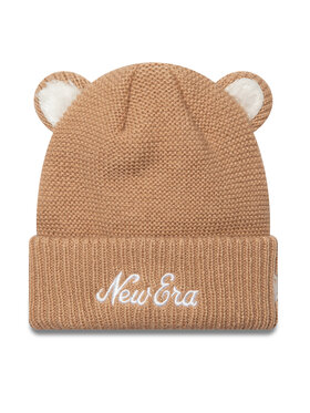 New Era New Era Kapa Teddy Bear Ears Cuff Knit Beanie 60580794 Smeđa