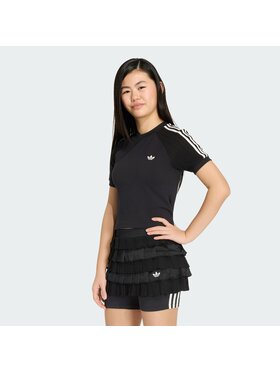 adidas adidas T-Shirt 168907 Czarny Fitted Fit