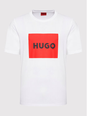 Hugo T-shirt Dulive222 50467952 Bijela Regular Fit