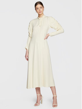 Closet London Closet London Vsakodnevna obleka D8601 Bež Regular Fit