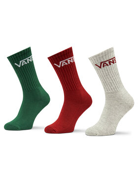 Vans Vans Sada 3 párů pánských vysokých ponožek Classic Crew VN000XSE07W1 Barevná