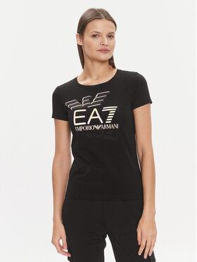 EA7 Emporio Armani EA7 Emporio Armani T-Shirt 3DTT30 TJFKZ 1200 Černá Slim Fit