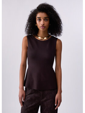 Liu Jo Liu Jo Top WA6468MS55N91109 Brązowy Regular Fit
