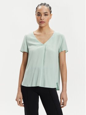 Vero Moda Vero Moda Bluzka Brit 10285552 Zielony Loose Fit