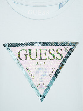 Guess Bluza K4RI30 K6YW1 Modra Regular Fit