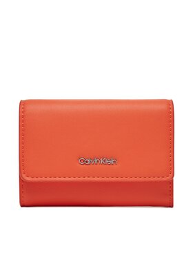 Calvin Klein Calvin Klein Kleine Damen Geldbörse Ck Must Trifold Sm K60K607251 Orange