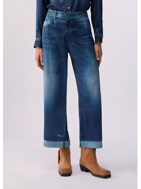 Liu Jo Liu Jo Pantaloni di tessuto UA6236T376A79042 Celeste Regular Fit