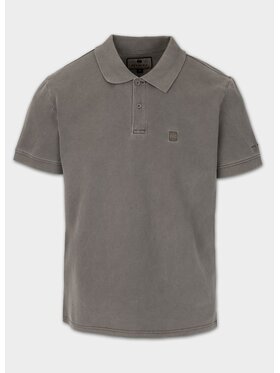 PITBULL PITBULL Polo Pique SMALL LOGO Brązowy Regular Fit