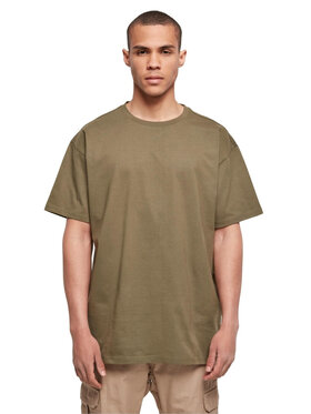 TeeShoppen TeeShoppen T-Shirt 'Oversized Collection' Zielony Oversize