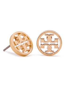 Tory Burch Tory Burch Сережки Logo Circle Stud Earring 11165518 Золотий