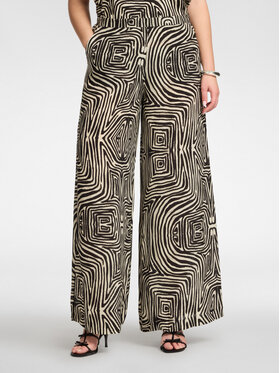 Elena Mirò Elena Mirò Pantaloni di tessuto P194P200490N001 Nero Regular Fit