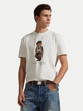 Polo Ralph Lauren Polo Ralph Lauren T-Shirt 710P00085001 Biały Custom Slim Fit
