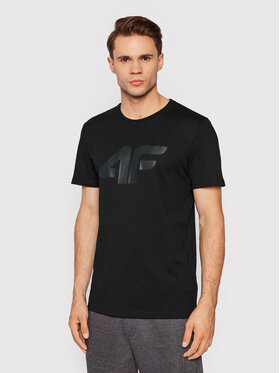 4F 4F T-Shirt NOSH4-TSM353 Μαύρο Regular Fit