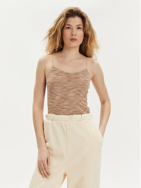 Brubeck Brubeck Τοπ CM1011W Μπεζ Slim Fit