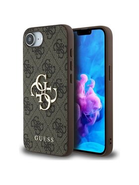 Guess Guess Etui na telefon Apple iPhone 16e Brązowy