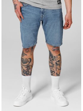 PITBULL PITBULL Szorty jeansowe Highlander Niebieski Regular Fit