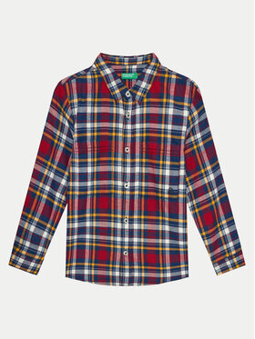 United Colors Of Benetton United Colors Of Benetton Marškiniai 5LQHGQ024 Raudona Relaxed Fit