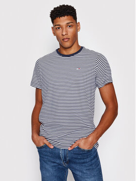Tommy Jeans Tommy Jeans T-krekls Tjm Tommy Classic Stripe Tee DM0DM05515 Tumši zils Regular Fit