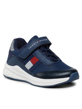 Tommy Hilfiger Tommy Hilfiger Tenisice Flag Low Cut Lace-Up Sneaker T3B9-32895-0328 M Tamnoplava