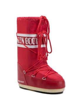 Moon Boot Moon Boot Śniegowce Nylon 14004400003 Czerwony