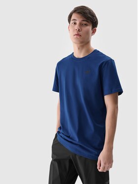 4F 4F Tričko 4FWMM00TTSHM2256-46S Zelená Regular Fit