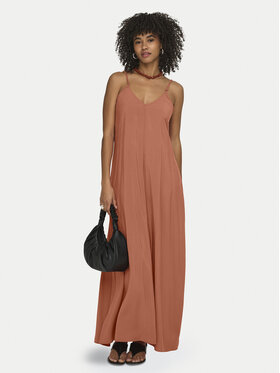 ONLY ONLY Poletna obleka Madeli 15371094 Oranžna Regular Fit