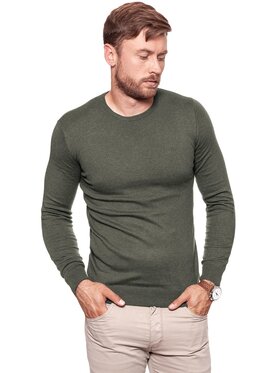 Wrangler Wrangler Sweter CREW KNIT Beżowy Regular Fit