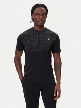 Lacoste Lacoste Funkční tričko TH4782 Černá Regular Fit