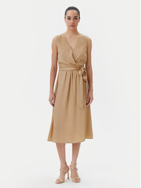 Liu Jo Коктейльна сукня WA5176 T5973 Бежевий Regular Fit