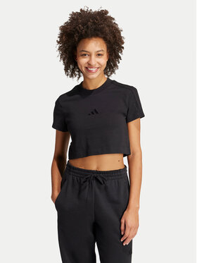 adidas adidas T-shirt ALL SZN 3-Stripes JI9102 Nero Slim Fit