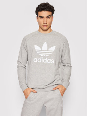 adidas adidas Bluza adicolor Classics Trefoil Crewneck H06650 Szary Regular Fit