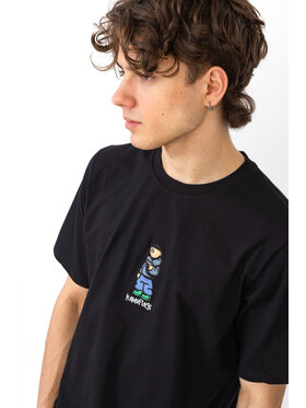 Kamuflage Kamuflage T-Shirt Slanger Czarny Comfortable Fit