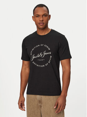 Jack & Jones Jack & Jones Тишърт Grayson 12288377 Черен Regular Fit