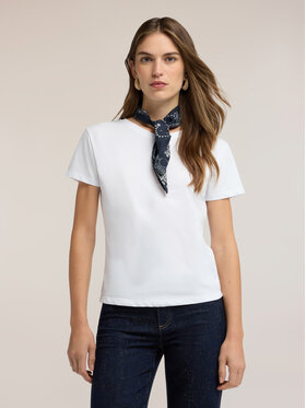 Motivi Motivi T-shirt G083W003861N011 Bianco Regular Fit