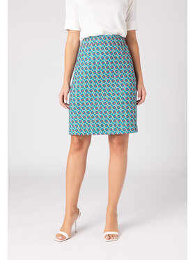 QUIOSQUE QUIOSQUE Spódnica QUIOSQUE 7VD002915 Zielony Regular Fit