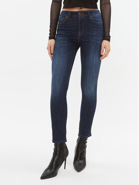 Pinko Pinko Jeans hlače 100169 A147 Mornarsko modra Skinny Fit