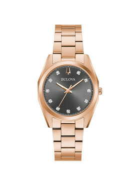 Bulova bulova Zegarek 97P156 Różowe złoto