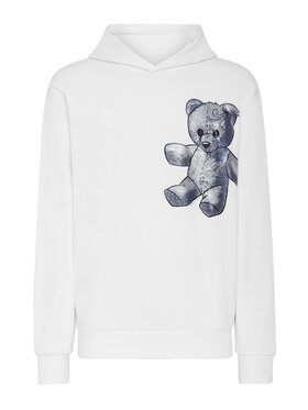 PHILIPP PLEIN PHILIPP PLEIN Mikina 779 Biela Regular Fit