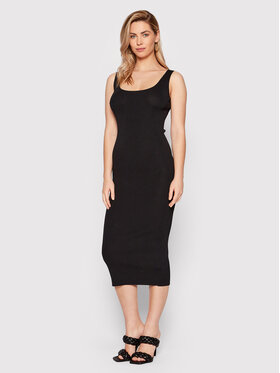 Calvin Klein Calvin Klein Φόρεμα καθημερινό Iconic K20K203661 Μαύρο Slim Fit
