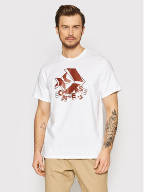 Converse Converse T-Shirt 10022944-A02 Λευκό Standard Fit