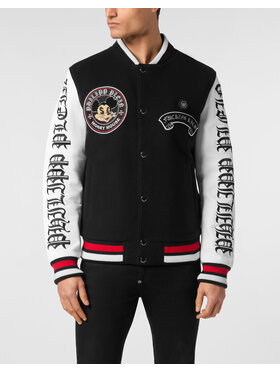 PHILIPP PLEIN PHILIPP PLEIN Bundy bomber 23631 Čierna Regular Fit