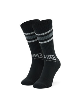 HUF HUF Дълги чорапи unisex Center Field Sock SK00722 Черен