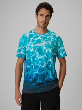4F 4F T-shirt 4FRSS26TTSHM3998-47A Verde Relaxed Fit