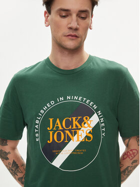 Jack&Jones Majica Loof 12248624 Zelena Standard Fit