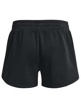 Under Armour Športne Kratke Hlače Rival Fleece Short 1376257 Črna Regular Fit