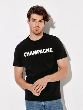 Rage Age Rage Age T-shirt Champagne Crna Regular Fit