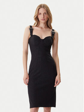Versace Jeans Couture Versace Jeans Couture Rochie cocktail 79HAO954 J0240 Negru Slim Fit