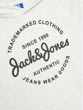 Jack&Jones Junior Majica Dugih Rukava Forest 12249715 Bijela Standard Fit